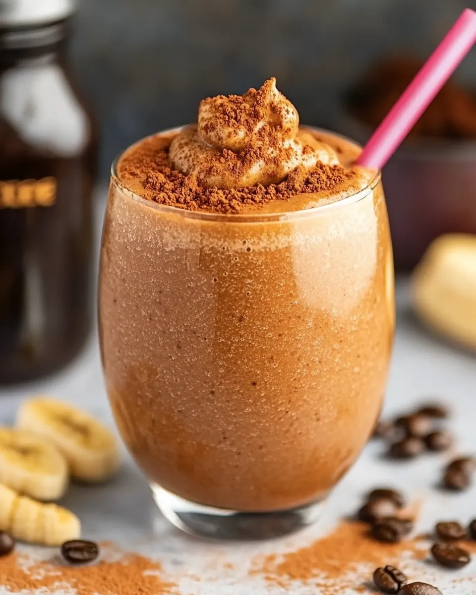 Easy Coffee Banana Smoothie recipe photo