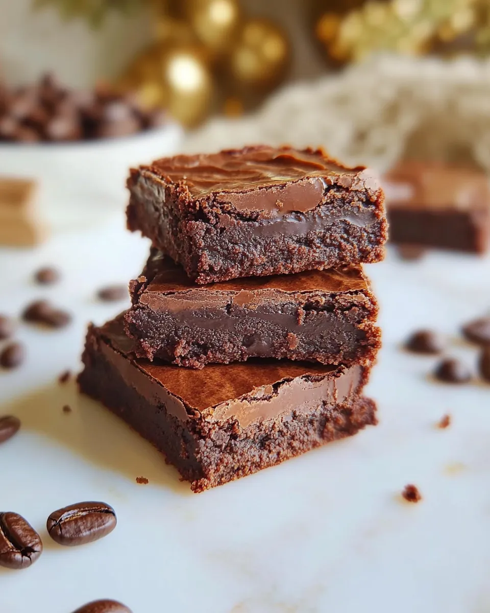 Easy Coffee Brownies recipe photo