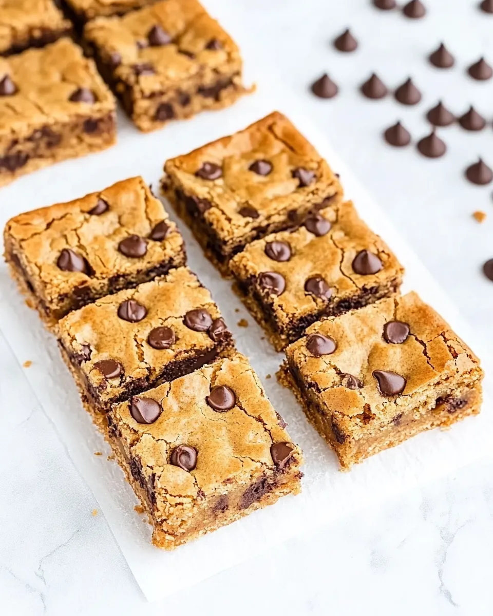Classic Cookie Bars Recipe shot