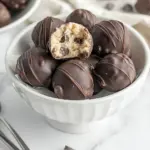 Homemade Cookie Dough Chocolate Truffles photo