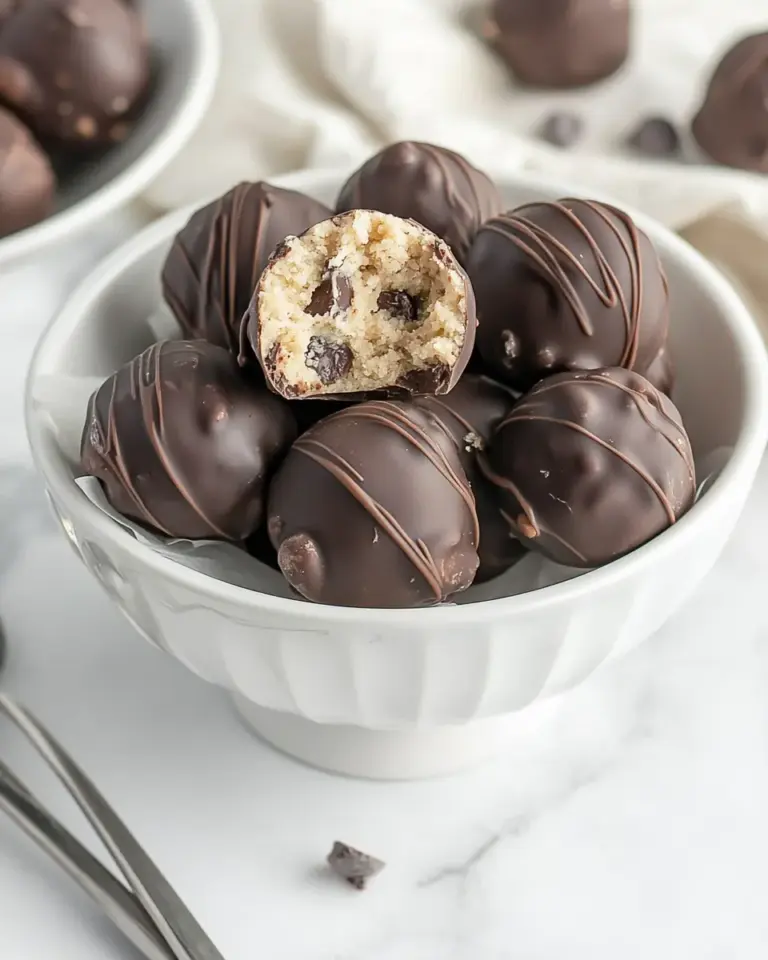 Homemade Cookie Dough Chocolate Truffles photo