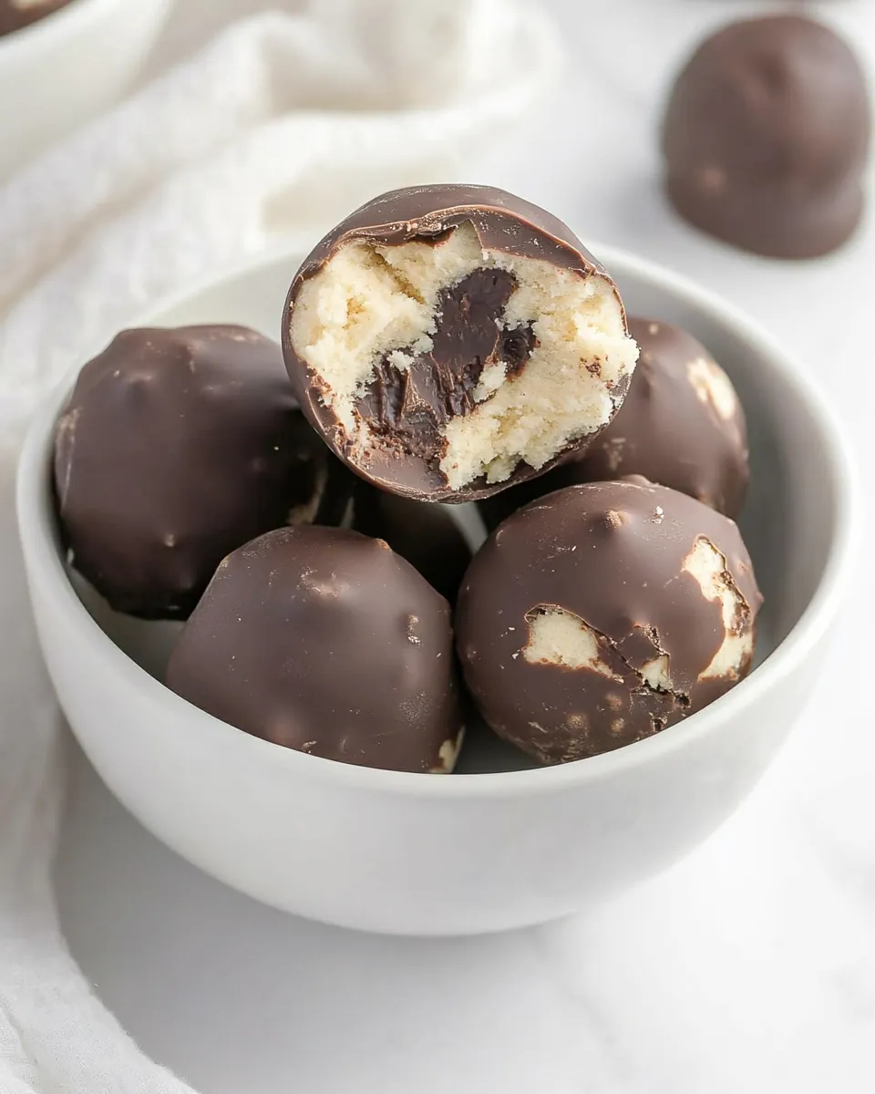 Delicious Cookie Dough Chocolate Truffles image
