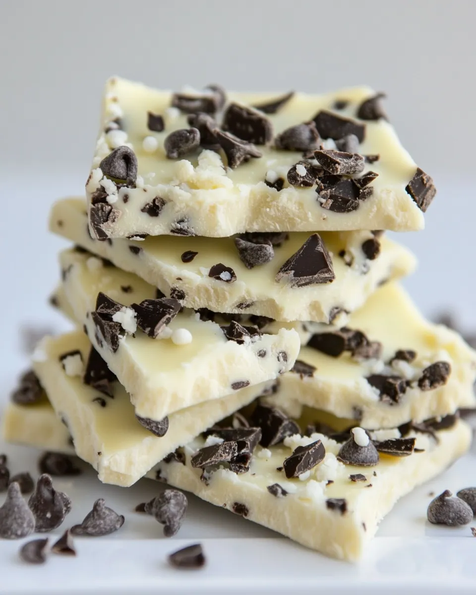 Easy Cookies and Cream White Chocolate Bark recipe photo
