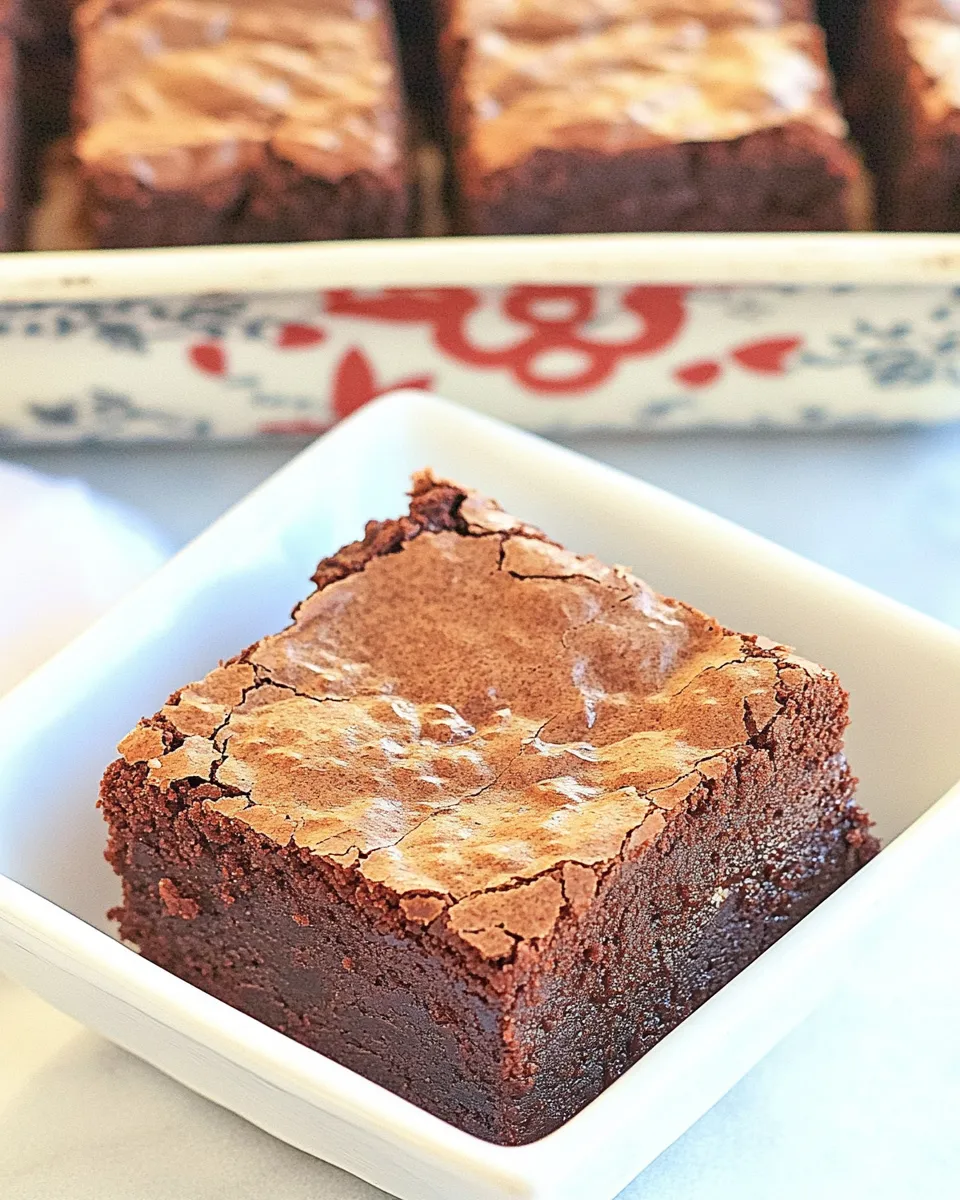 Homemade Cook's Illustrated Chewy Brownies photo