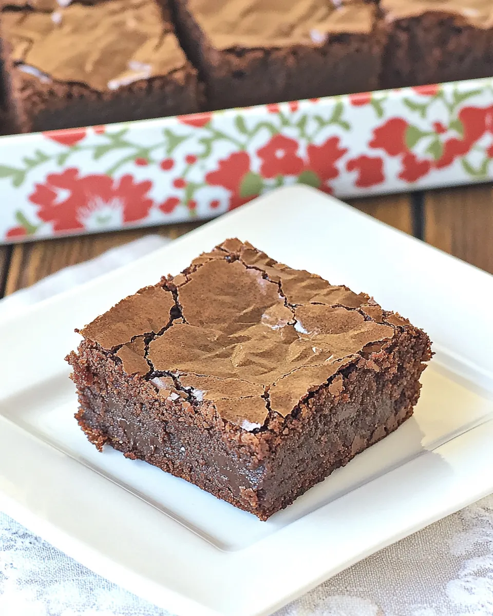 Classic Cook's Illustrated Chewy Brownies image