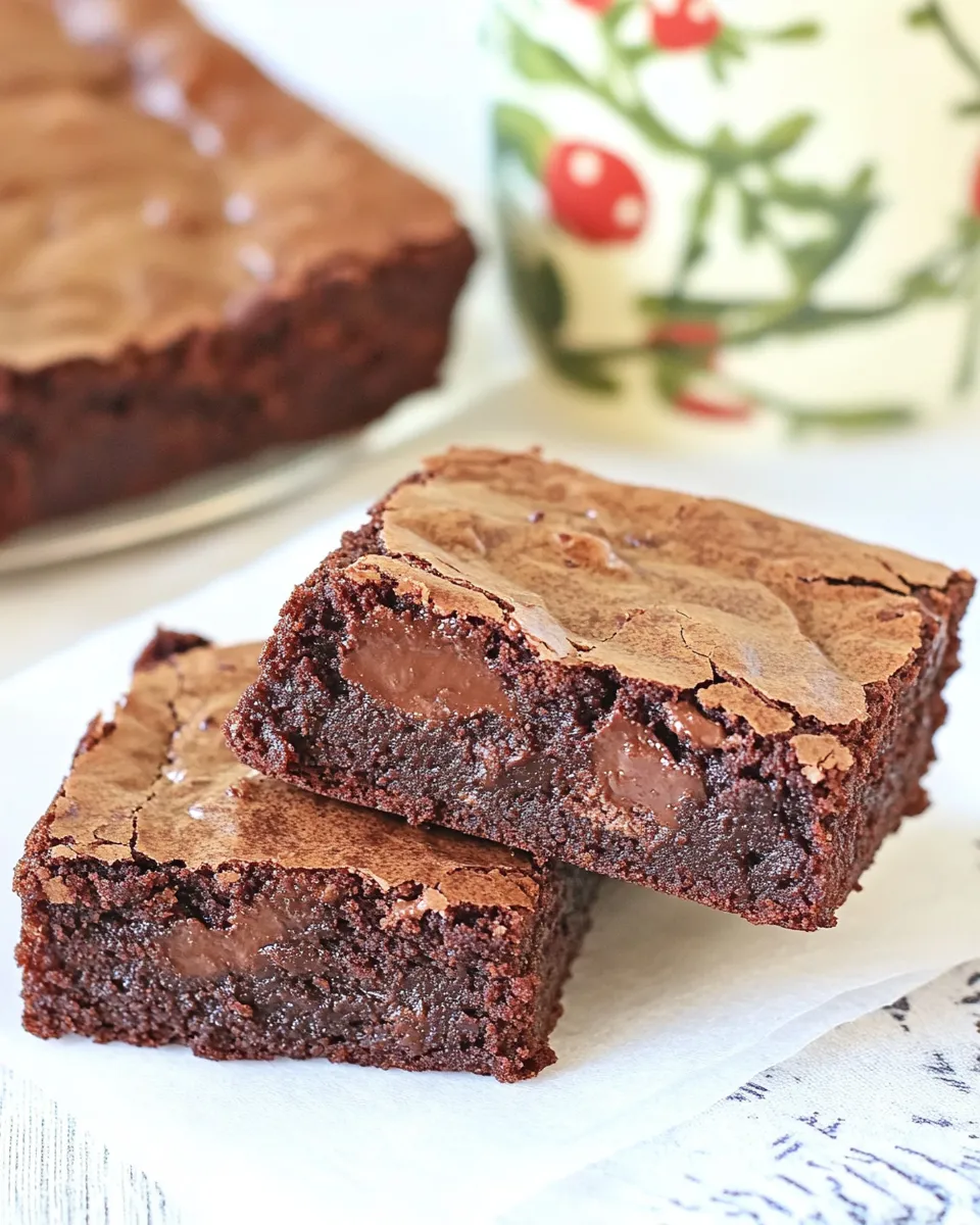 Easy Cook's Illustrated Chewy Brownies recipe photo