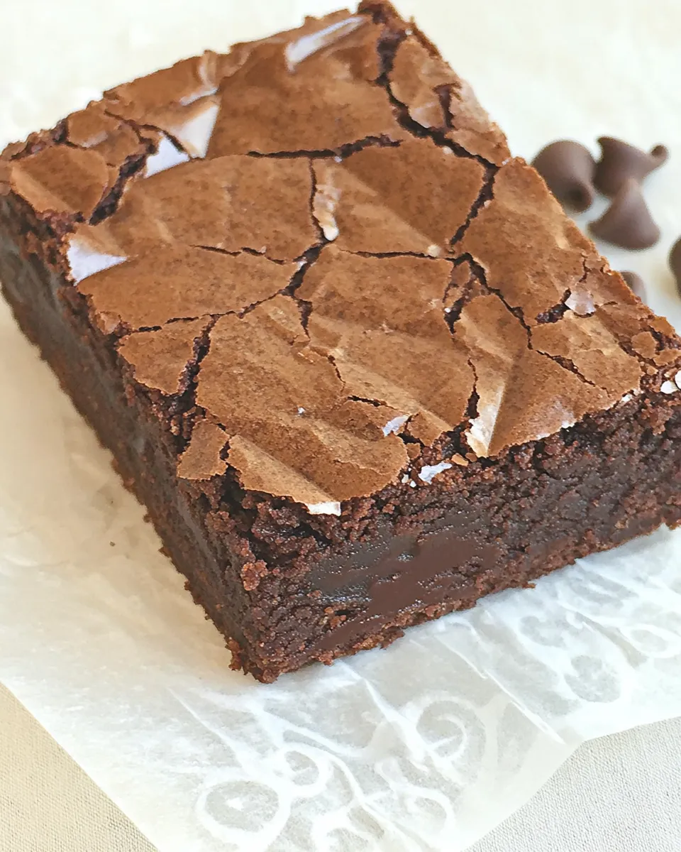 Delicious Cook's Illustrated Chewy Brownies shot