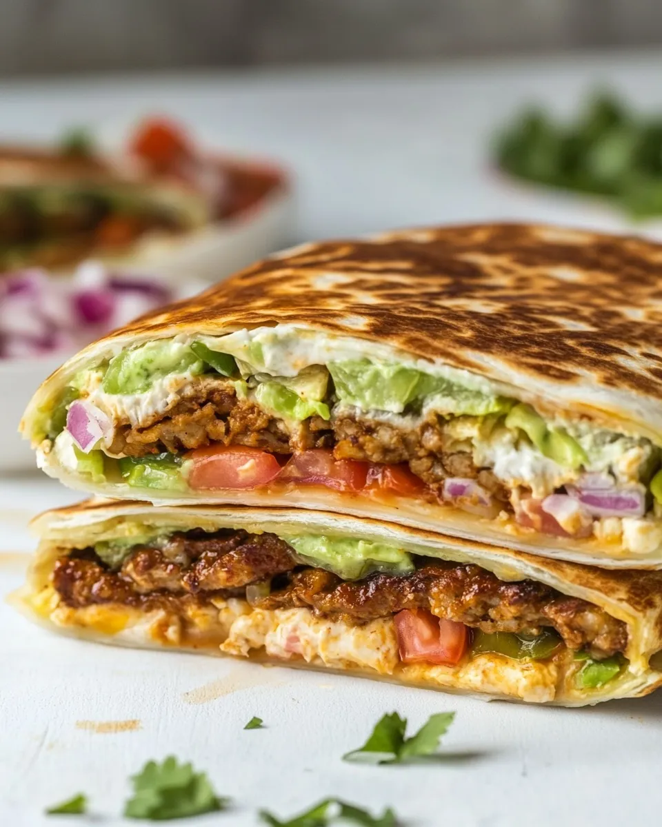 Quick Copycat Crunchwrap Supreme recipe image