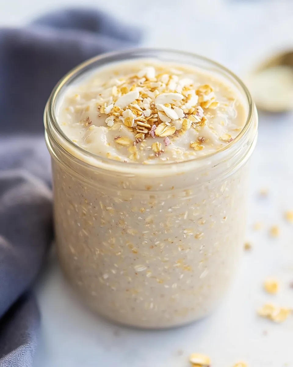 Homemade Cottage Cheese Overnight Oats photo