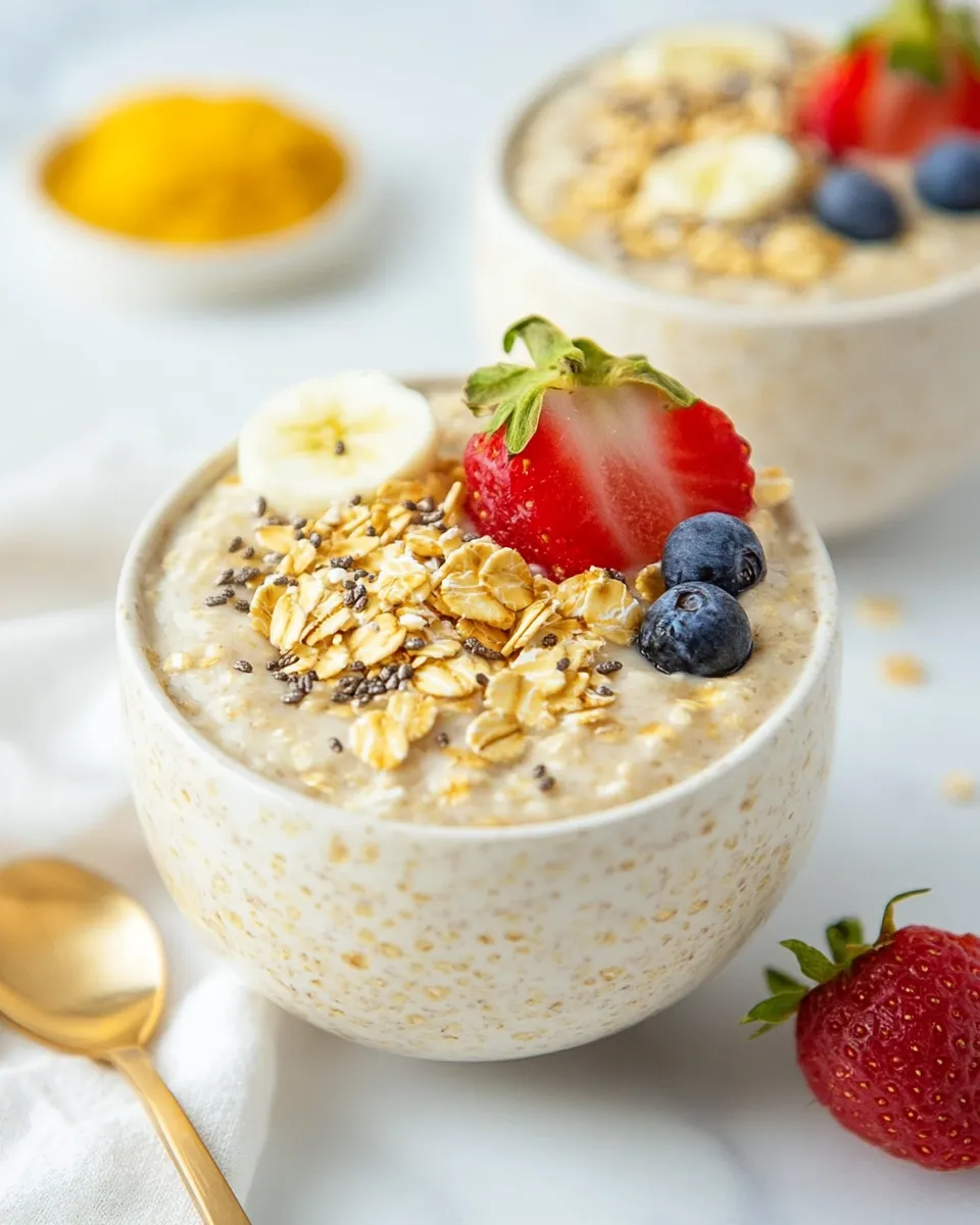 Easy Cottage Cheese Overnight Oats recipe photo