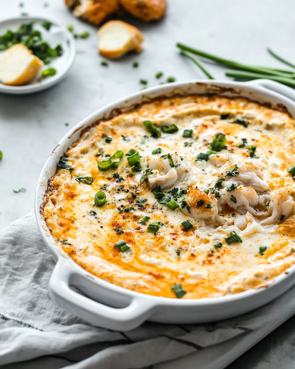 Delicious Crab Dip shot