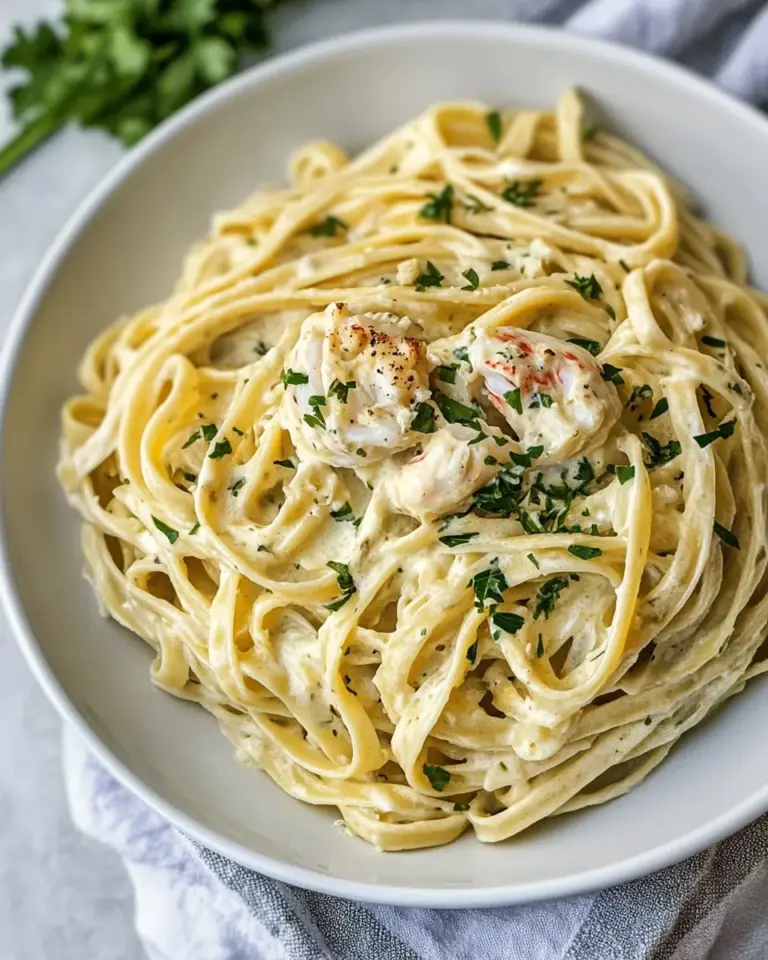 Homemade Crab Fettuccine photo