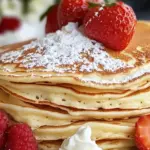 Homemade Cream Cheese Pancakes photo