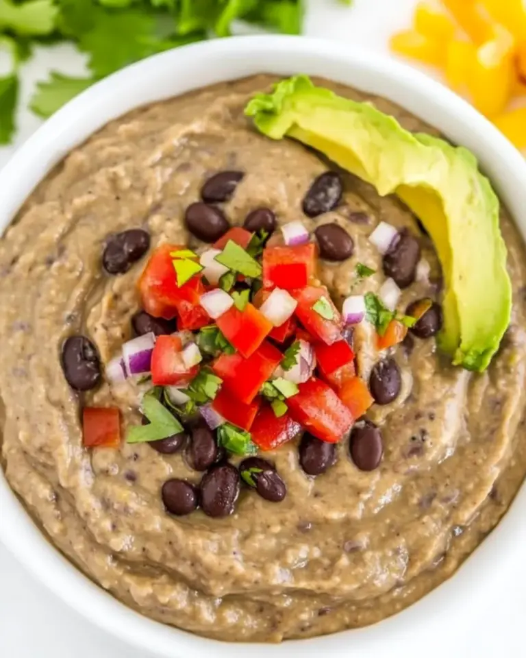 Homemade Creamy Black Bean Avocado Dip (Easy!) recipe photo