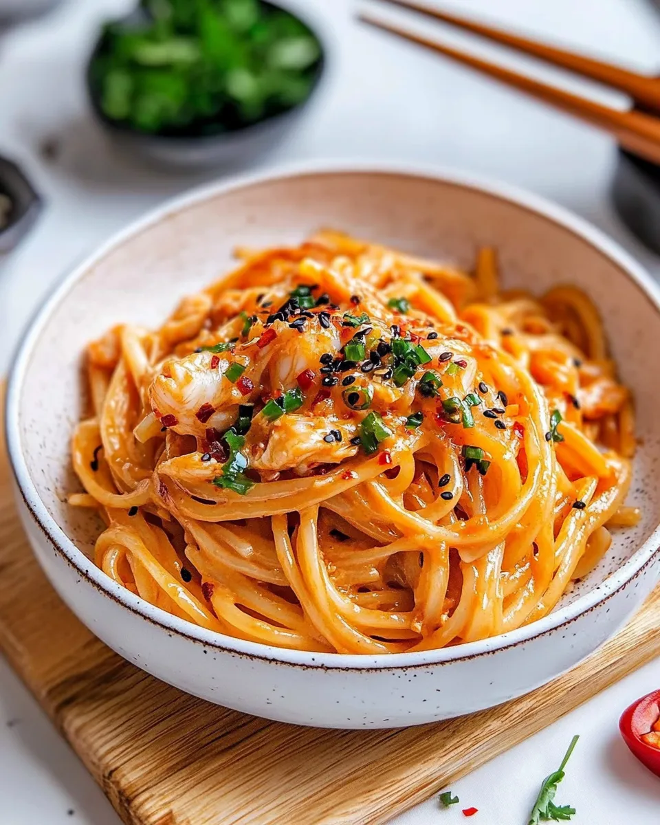 Classic Creamy Chili Crab Pasta image