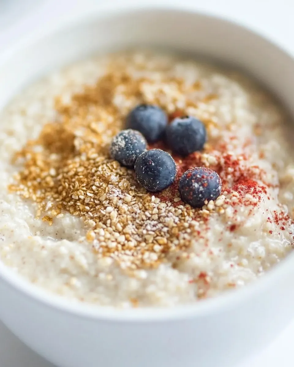 Homemade Creamy Keto Low Carb Porridge photo