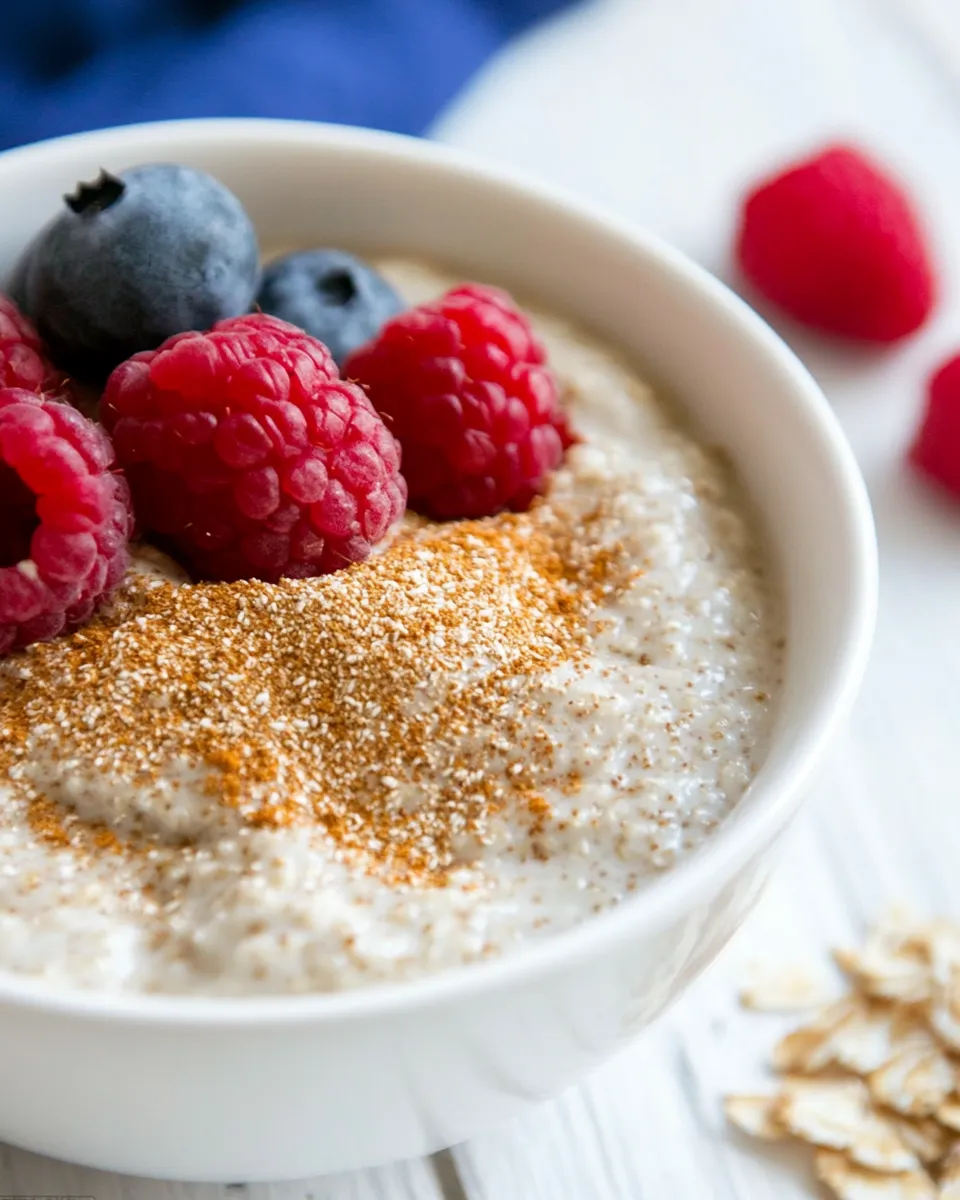 Easy Creamy Keto Low Carb Porridge recipe photo