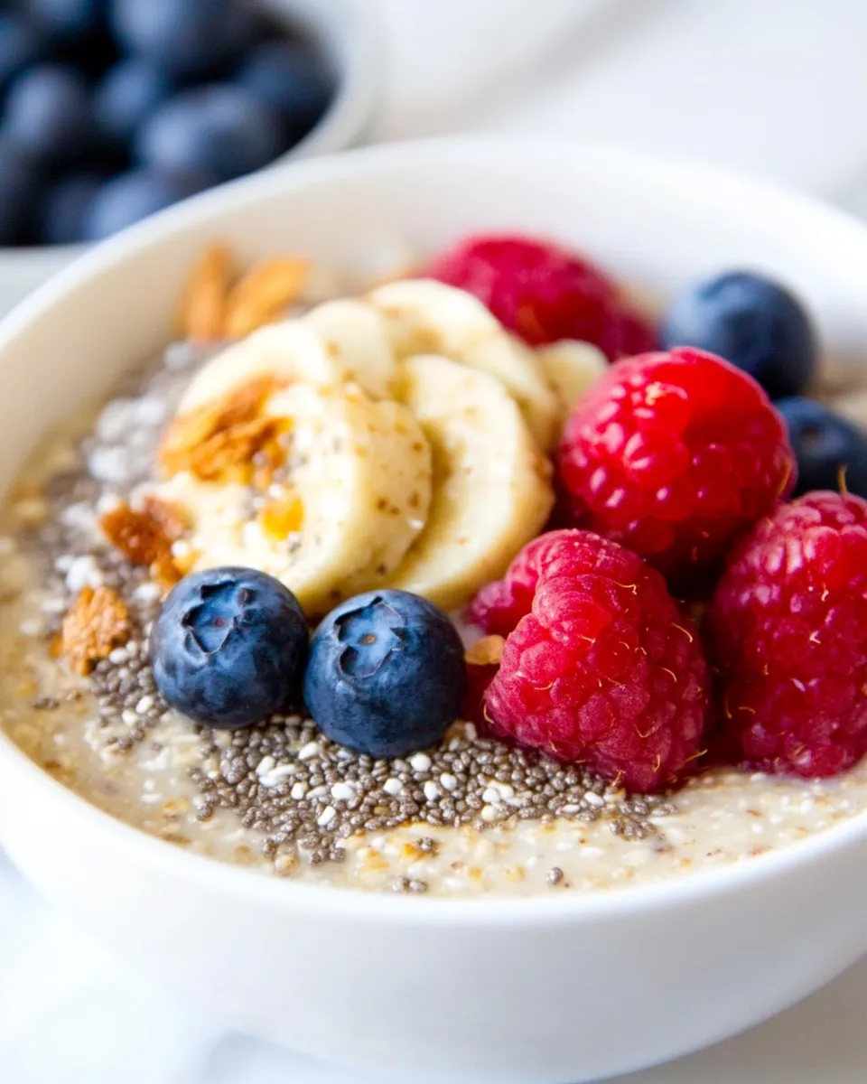 Tasty Creamy Keto Low Carb Porridge dish photo