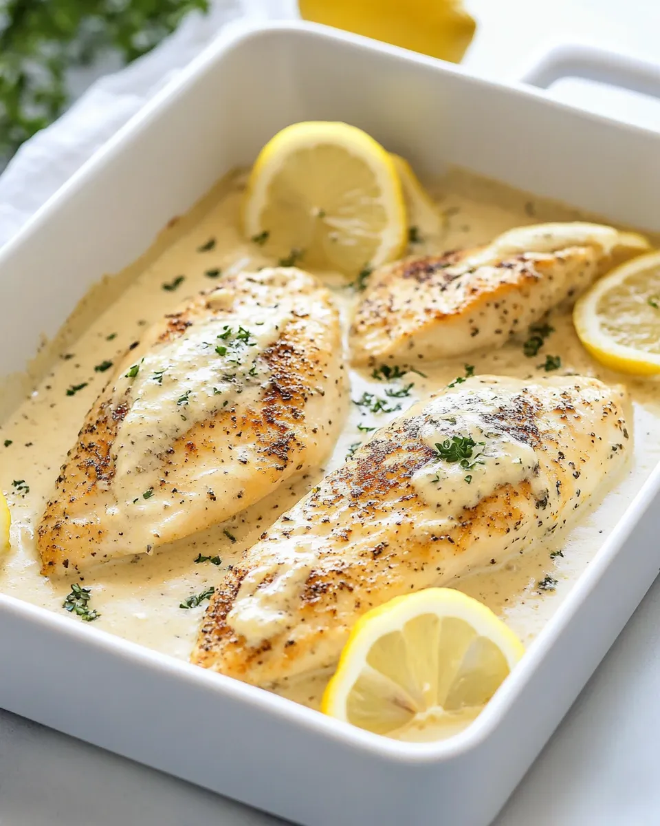 Classic Creamy Lemon Parmesan Chicken image