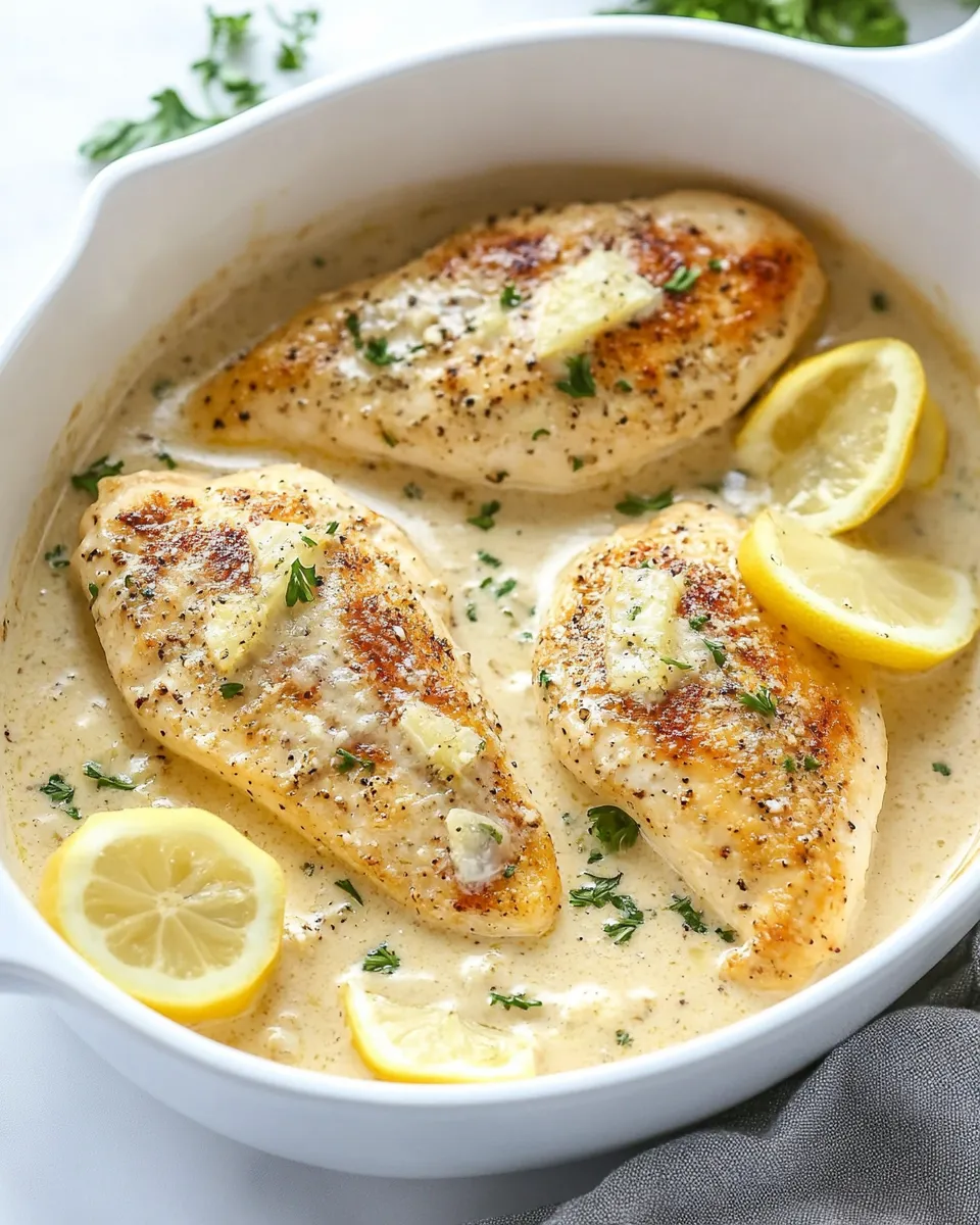 Easy Creamy Lemon Parmesan Chicken recipe photo