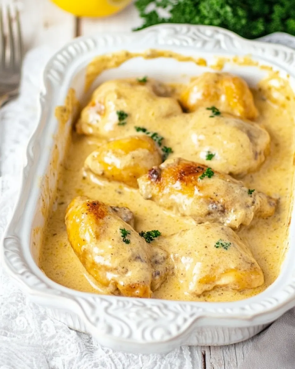 Delicious Creamy Lemon Pepper Chicken image