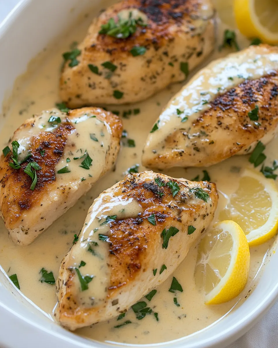 Easy Creamy Lemon Romano Chicken recipe photo