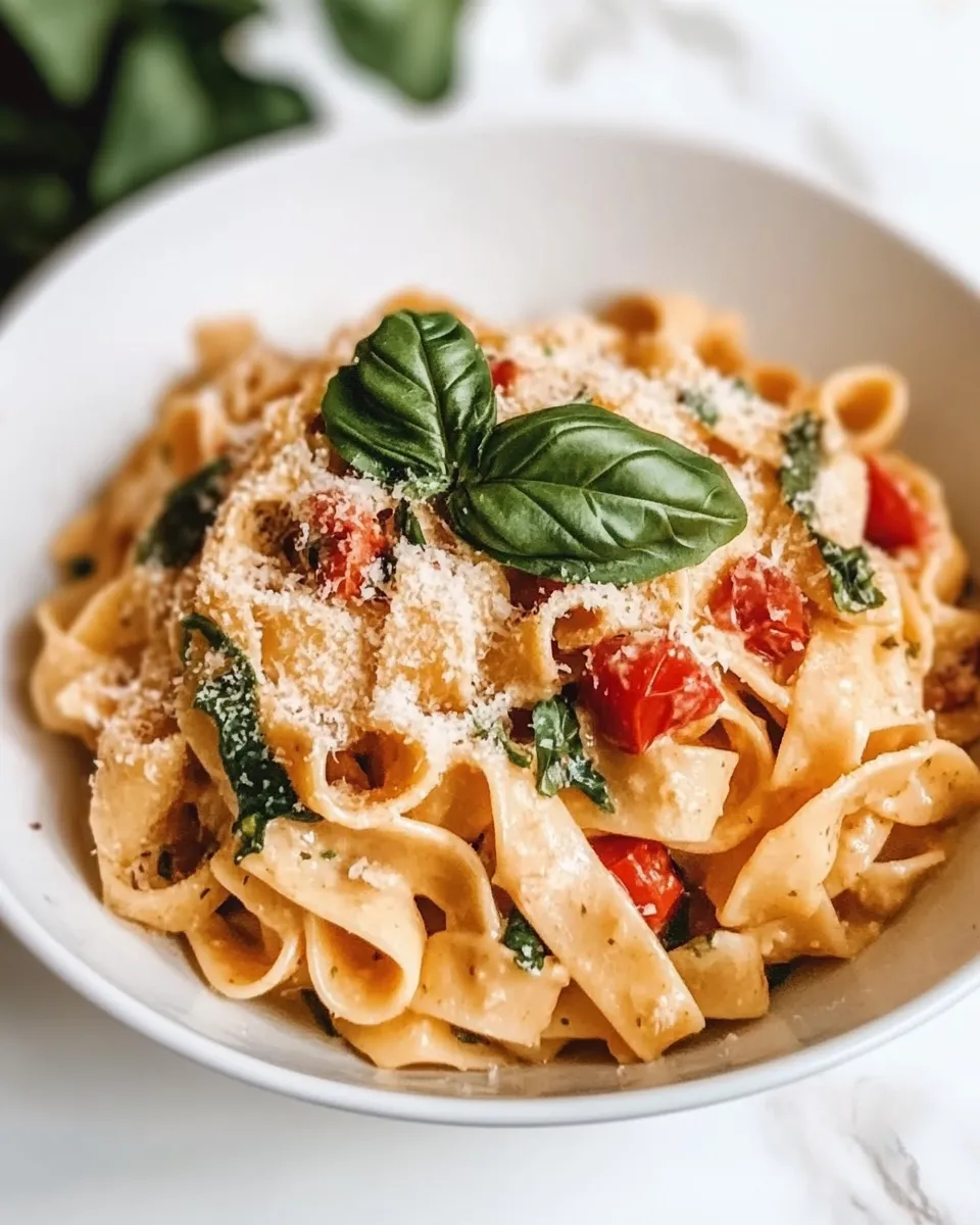 Quick Creamy Parmesan Instant Pot Pasta shot