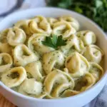 Easy Creamy Pesto Tortellini photo