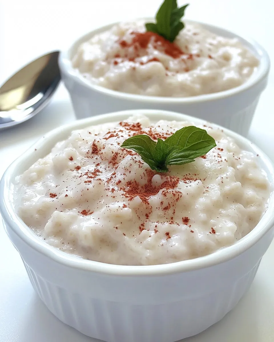 Easy Creamy Rice Pudding with Yogurt recipe photo