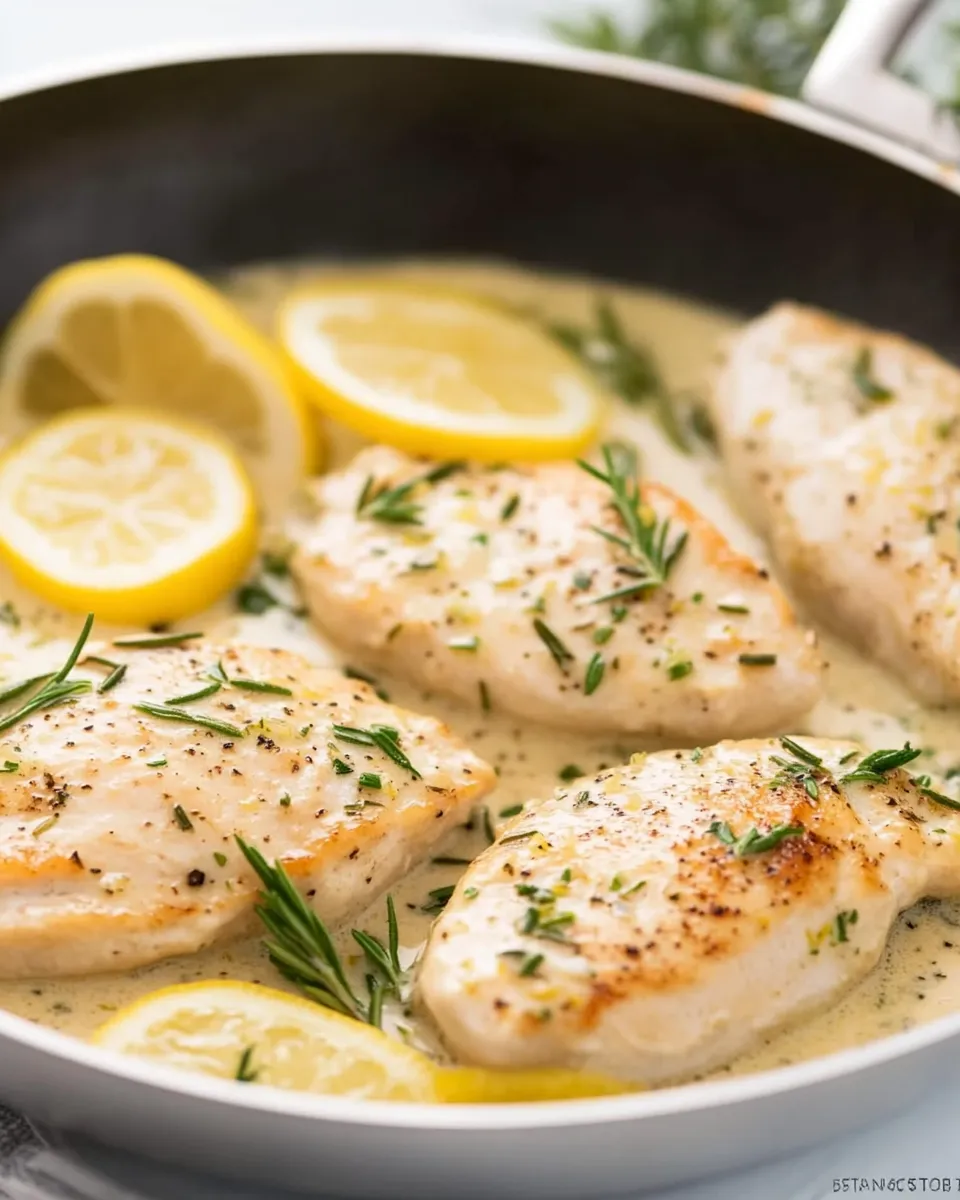 Easy Creamy Skillet Lemon Chicken photo