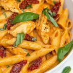 Homemade Creamy Sun-Dried Tomato Chicken Pasta (Gluten-Free, Dairy-Free) photo