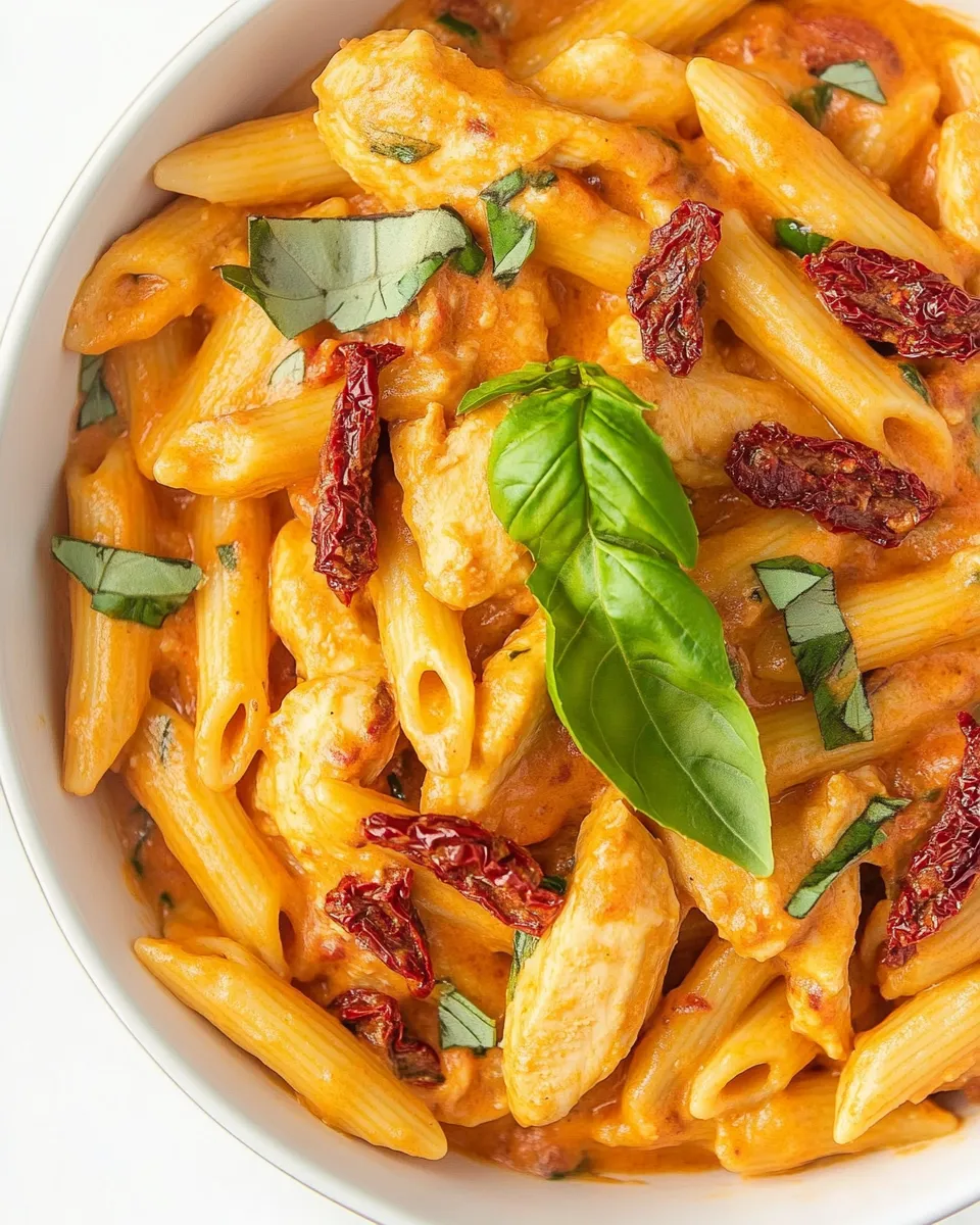 Easy Creamy Sun-Dried Tomato Chicken Pasta (Gluten-Free, Dairy-Free) recipe photo