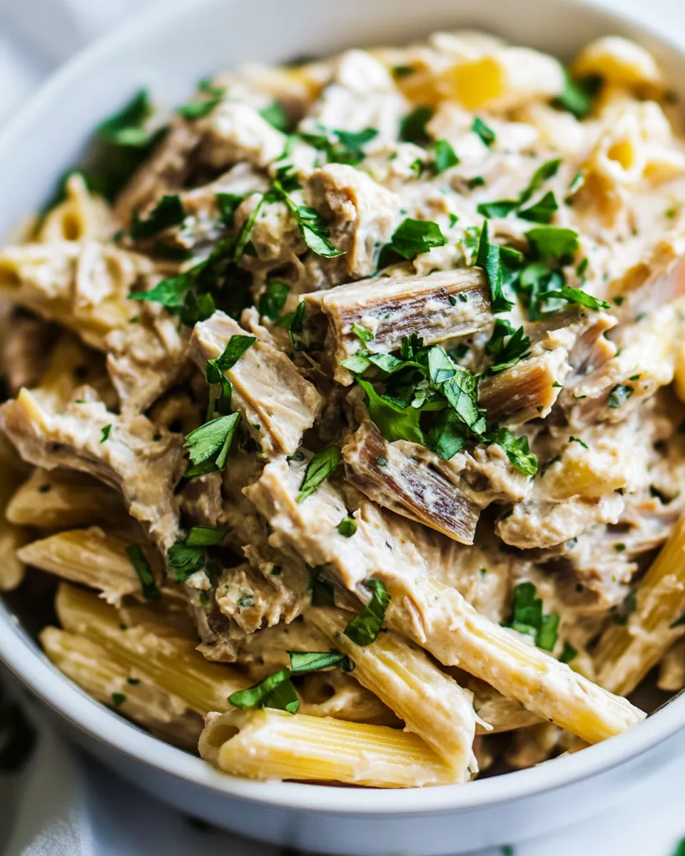 Delicious Creamy Tuna Pasta recipe photo