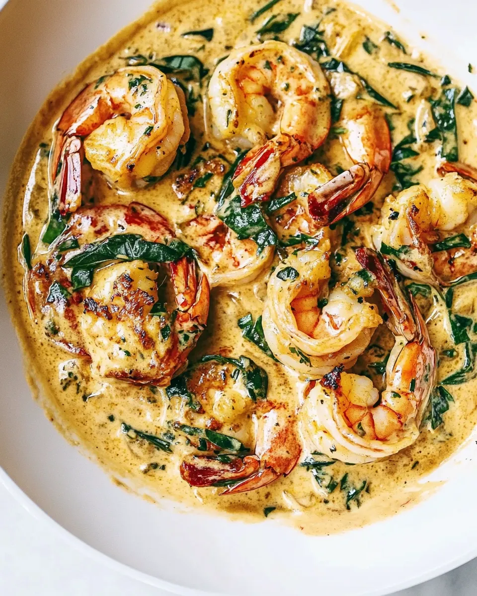 Delicious Creamy Tuscan Garlic Shrimp image