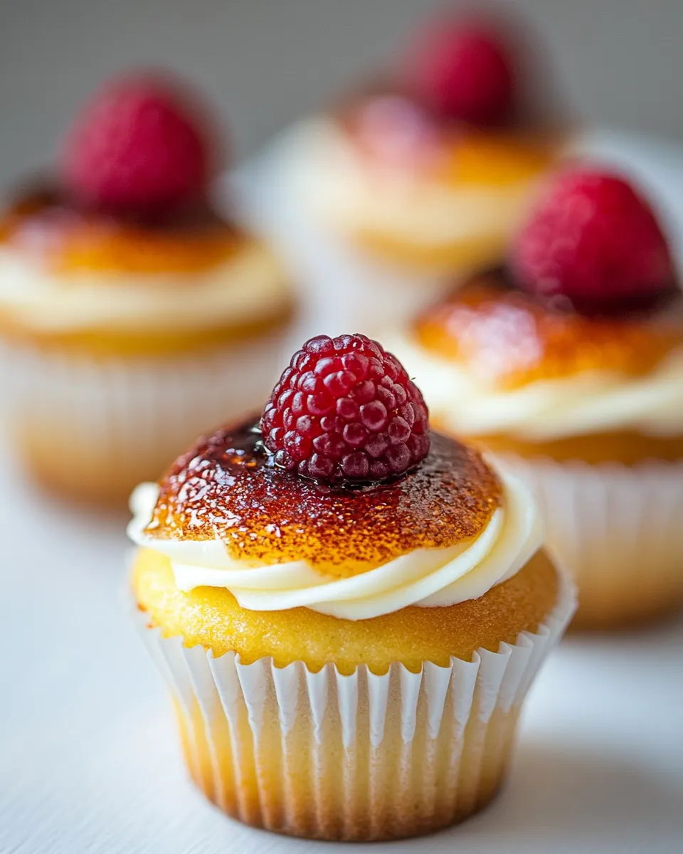 Easy Creme Brulee Cupcakes recipe photo