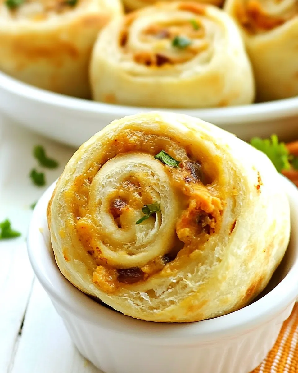 Healthy Crescent Chicken Taco Pinwheels recipe photo