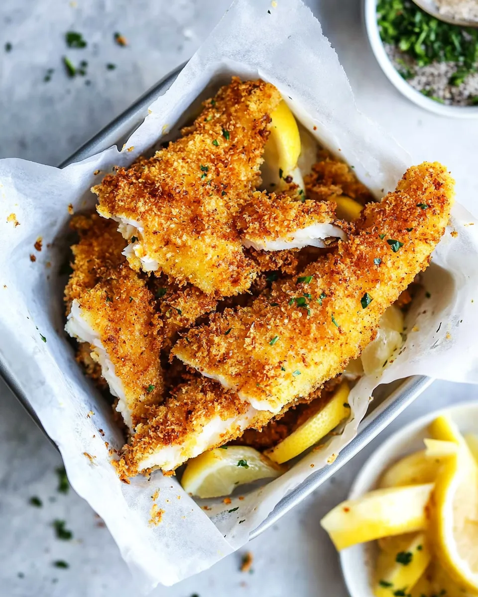 Delicious Crispy Air-Fried Fish (with Gluten-Free Option) shot