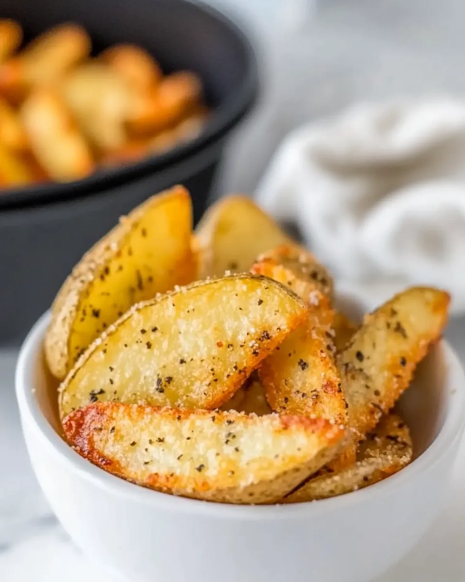 Delicious Crispy Air Fryer Potato Wedges recipe photo