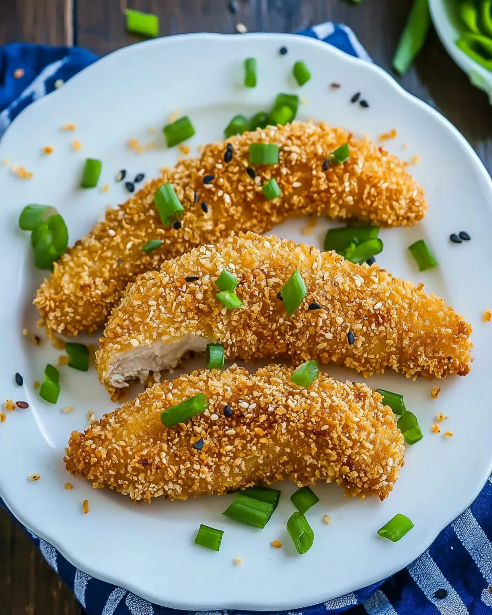 Easy Crispy Asian Chicken Tenders recipe photo