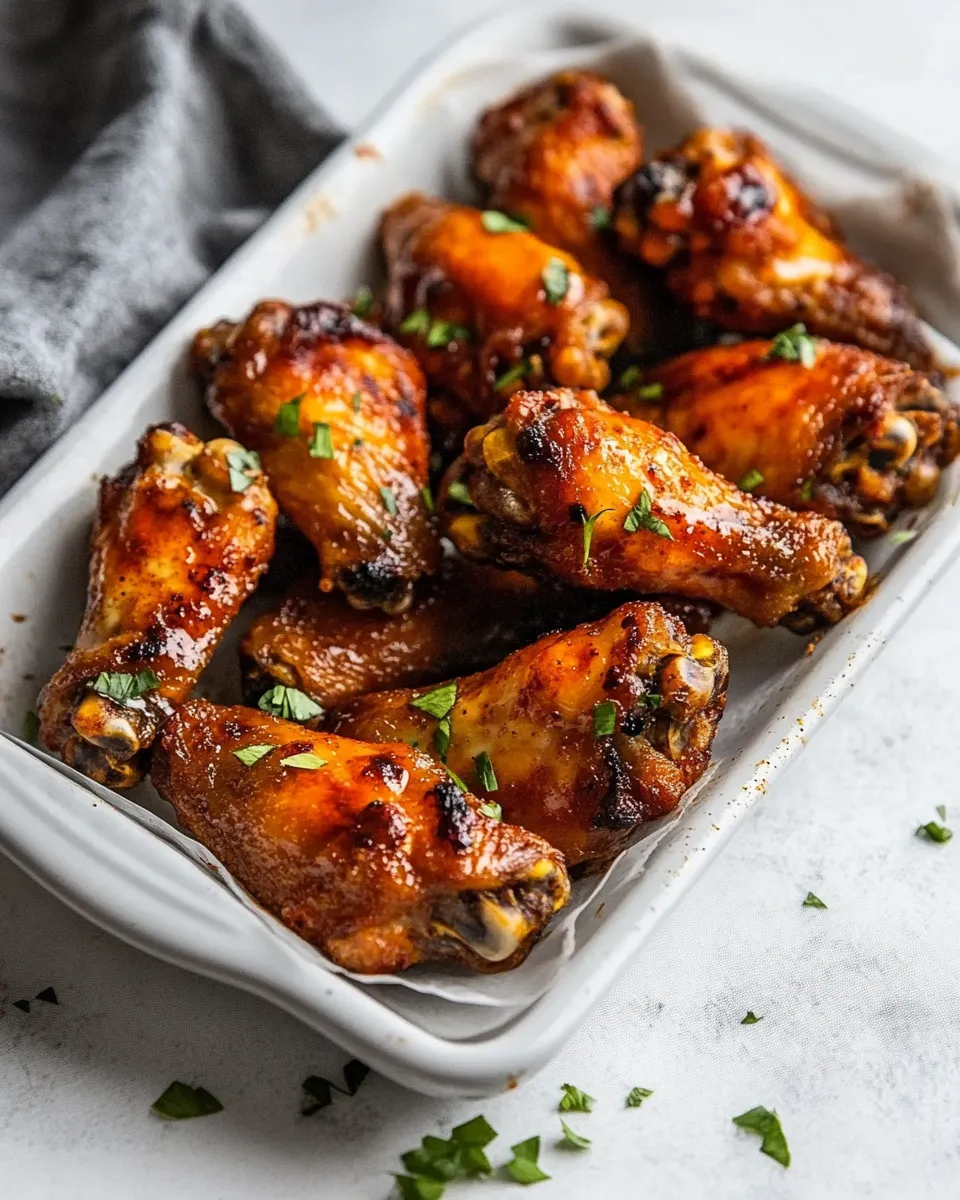 Easy Crispy Baked Chicken Wings recipe photo