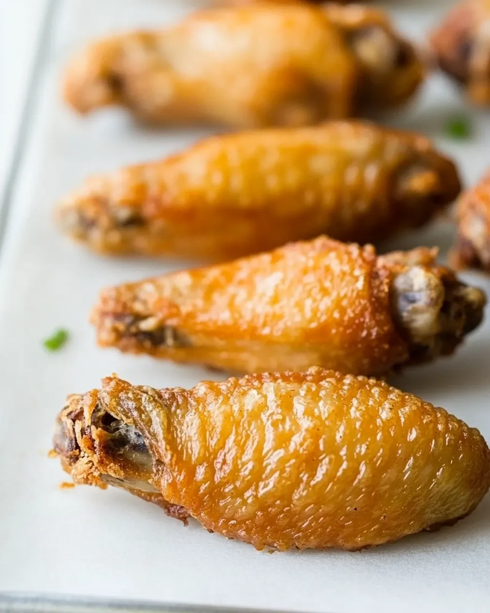 Homemade Crispy Baked Chicken Wings (without Baking Powder) recipe photo