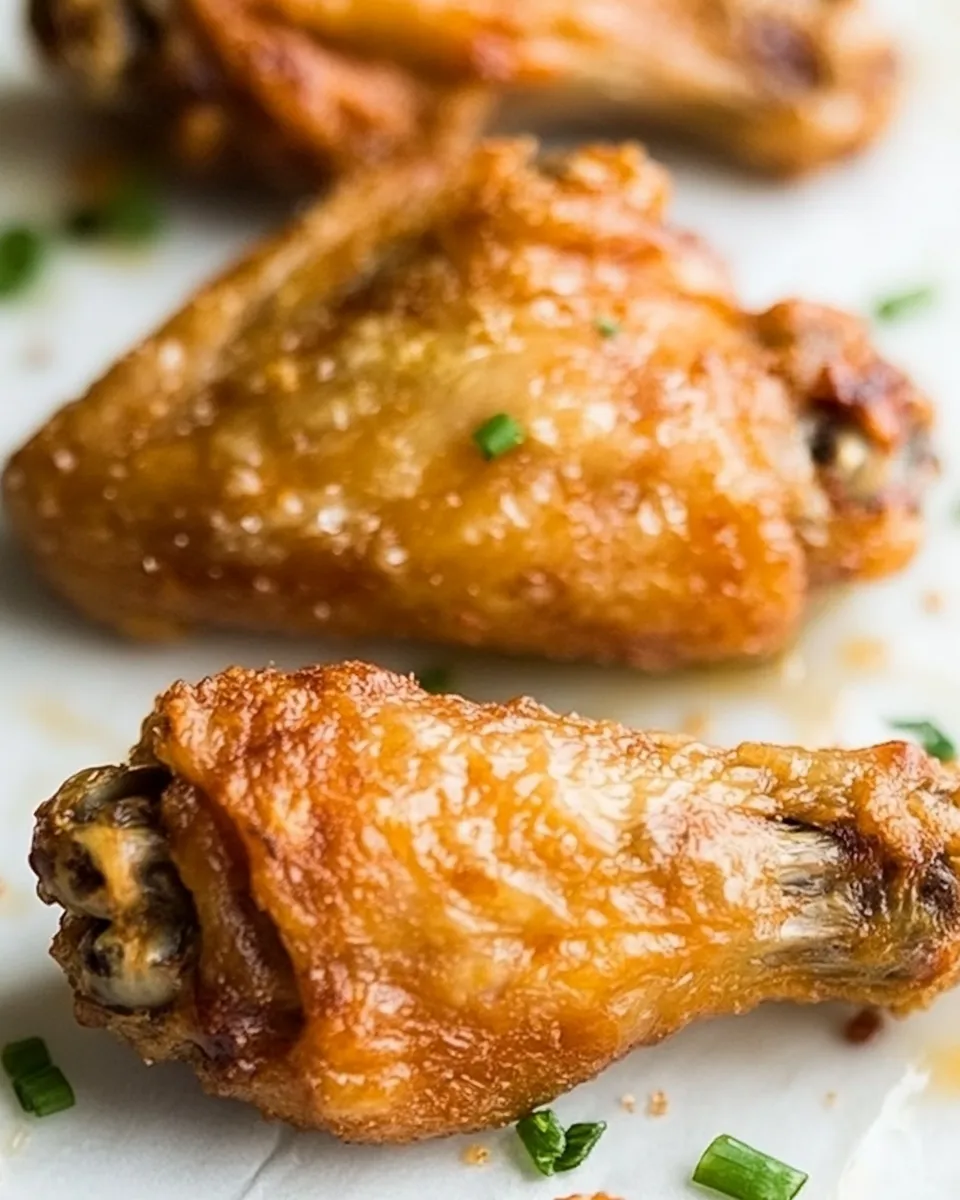 Classic Crispy Baked Chicken Wings (without Baking Powder) dish photo