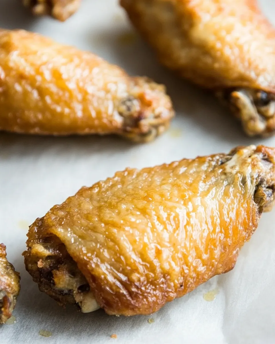 Delicious Crispy Baked Chicken Wings (without Baking Powder) image
