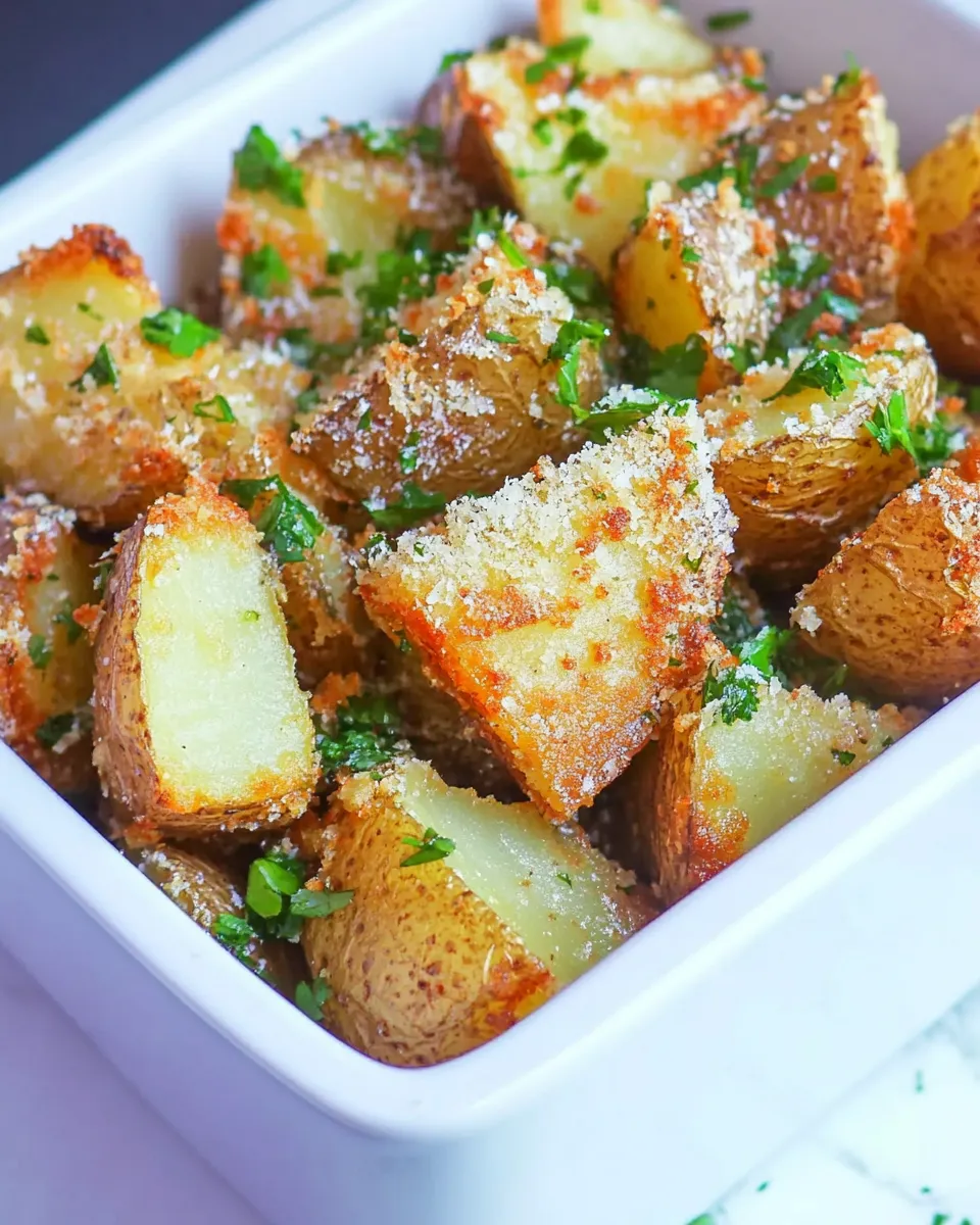 Homemade Crispy Crunchy Parmesan Potatoes recipe photo