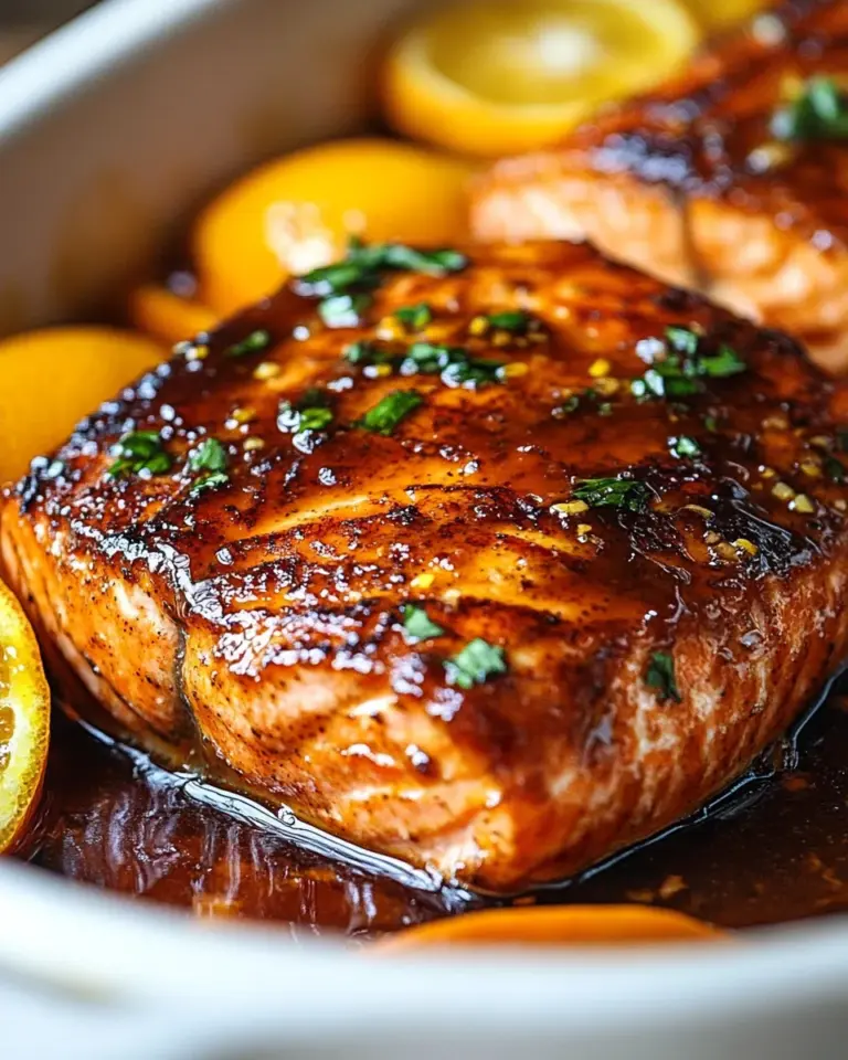 Homemade Crispy Honey Orange Glazed Salmon photo