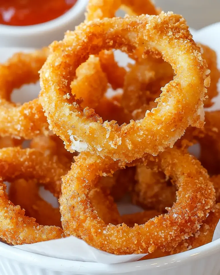 Homemade Crispy Onion Rings Recipe photo