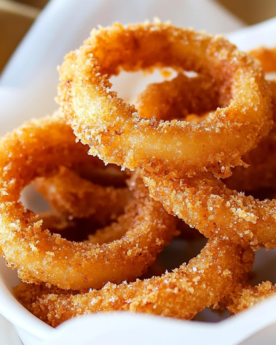 Easy Crispy Onion Rings Recipe shot