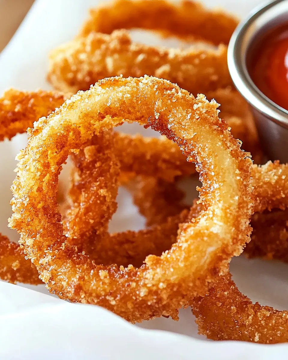 Delicious Crispy Onion Rings Recipe dish photo
