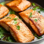 Easy Crispy Skillet Salmon Recipe photo