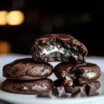 Homemade Crme de Menthe Stuffed Chocolate Cookies photo